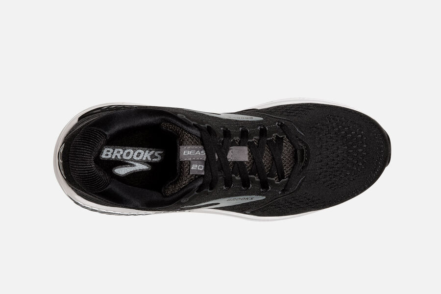 Brooks Running Shoes - Beast \'20 Road Mens - Black/Grey - CDH-216475